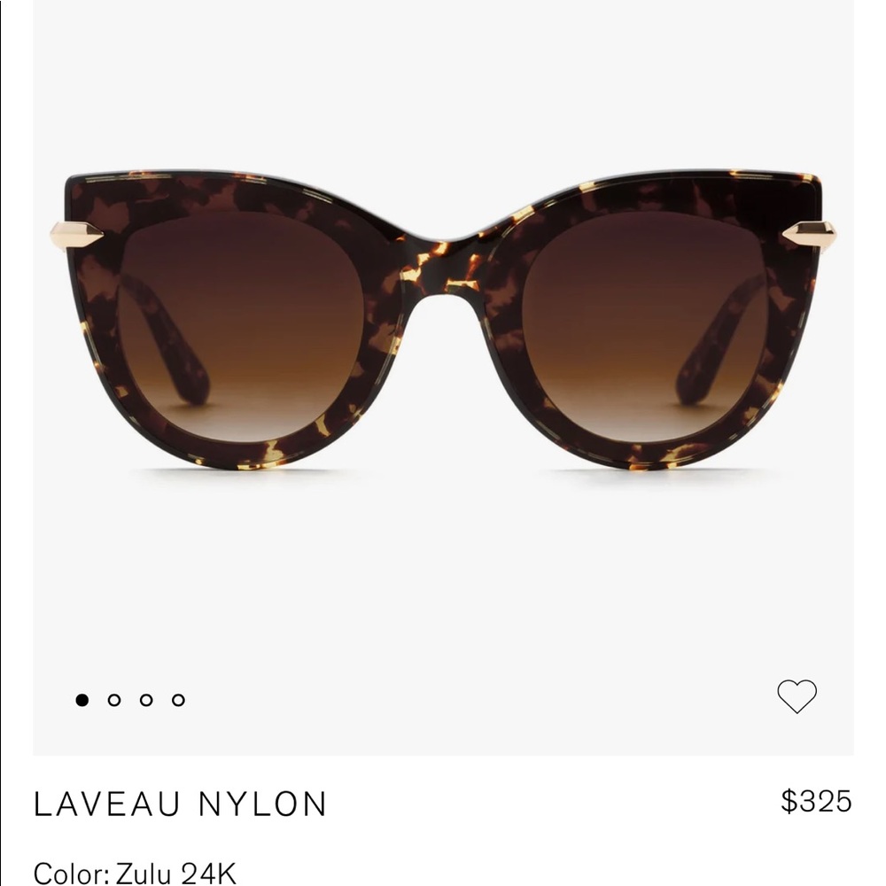 NWOT LAVEAU NYLON | ZULU 24K Krewe sunglasses! Comes w bag